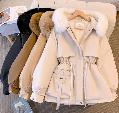 Chic Plus Size Korean Winter Coat