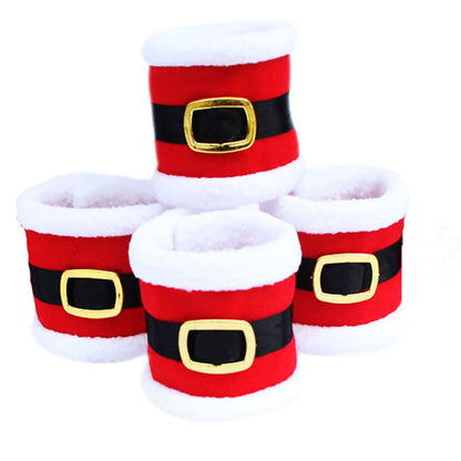 Christmas towel ring decoration with festive holiday designmy store