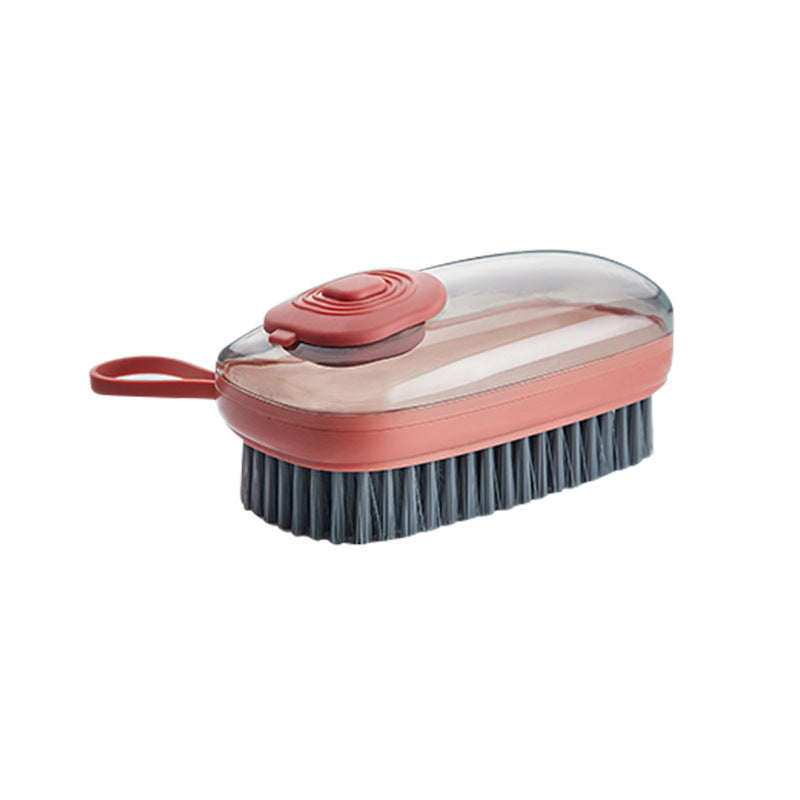 Multifunctional automatic liquid cleaning brush, soft shoe and laundry brush for washing clothes and shoes