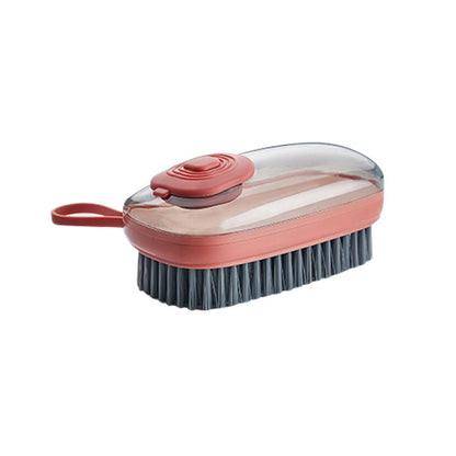 Multifunctional automatic liquid cleaning brush, soft shoe and laundry brush for washing clothes and shoes