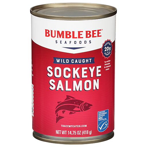Bumble Bee Wild Alaska Sockeye Red Salmon 14.75 Oz