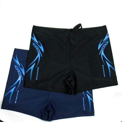 Men's boxer swimming trunks by My Store, shown in a classic boxer-cut design