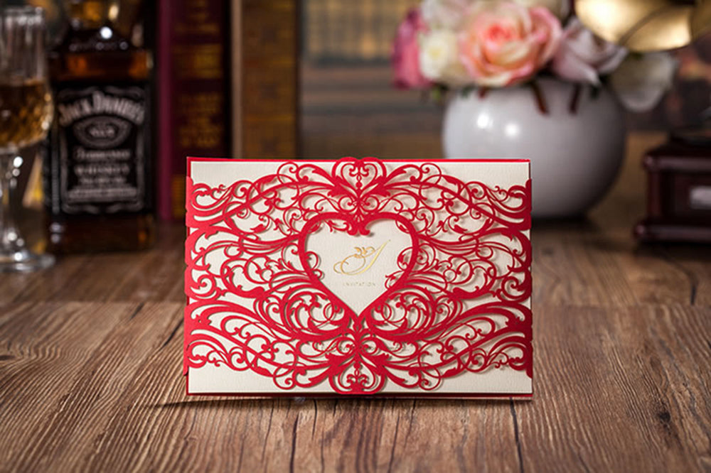 Personalized custom invitation card, Type 7 design with customizable details
