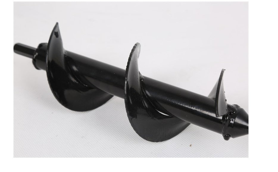 Spiral loosening drill bit, alloy ground drill bit with helical design for soil drilling