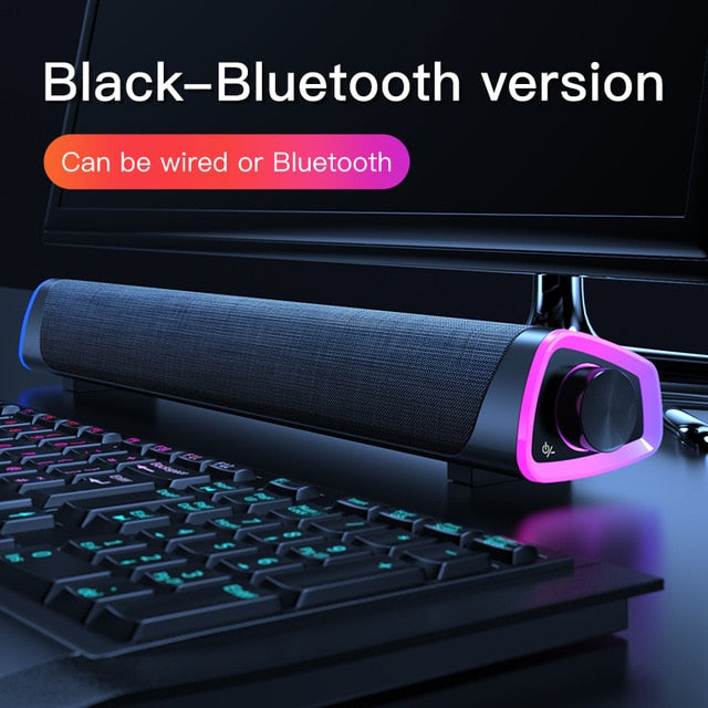 Portable multimedia computer mini speaker by My Store, compact black design with speaker grille