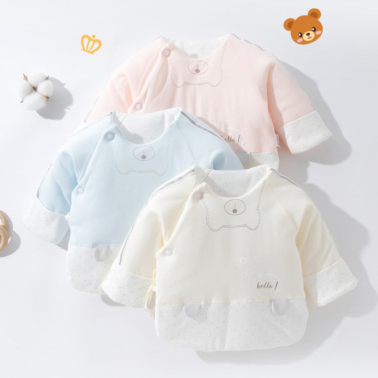 Hani half-back winter clothing for newborn babies in soft fabric geschniegelt