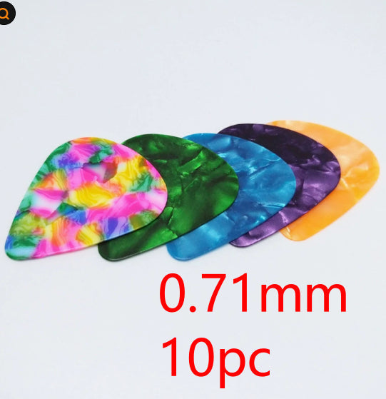 Folk Bakelite ukulele guitar pick in a vintage-style design