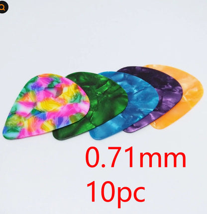 Folk Bakelite ukulele guitar pick in a vintage-style design