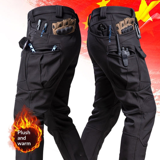 IX7 Tactical Instructor men's outdoor softshell cargo pants with multiple utility pockets and adjustable waistband
