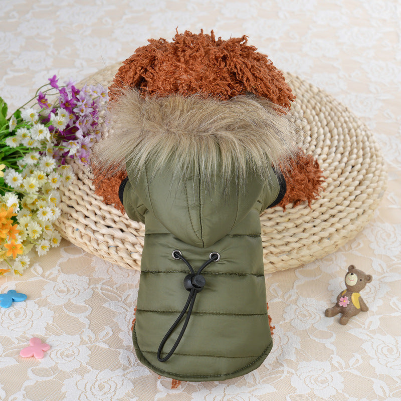 Light and warm cotton pet clothing for dogs and cats