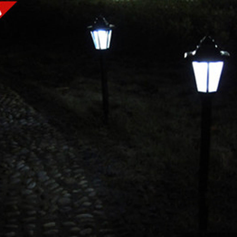 Outdoor solar hexagonal wall light for garden walls, modern geometric design