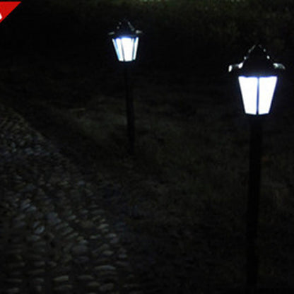 Outdoor solar hexagonal wall light for garden walls, modern geometric design