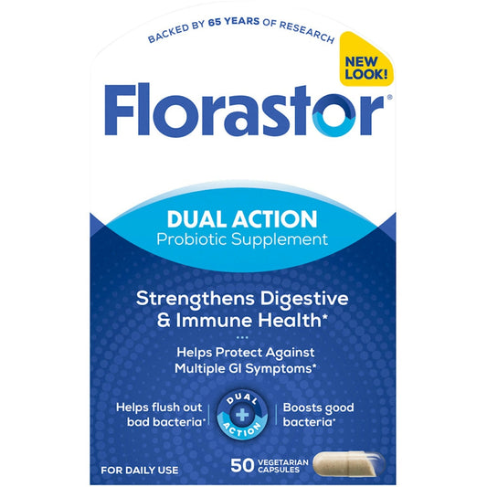 Florastor Daily Probiotic Supplement Capsules For Men And Women 50.0ea