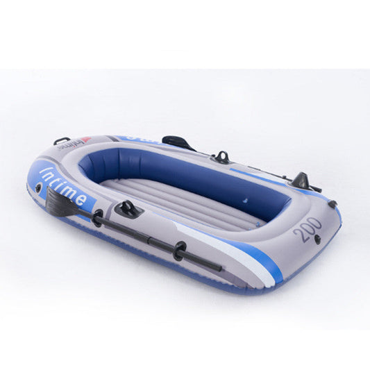 Two-person inflatable kayak raft boat for outdoor water sports by My Store