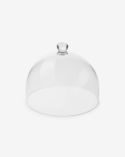 Revol INSPIRED BY REVOL cloche in 26cm polycarbonate, clear dome with black base, showcasing a stylish protective cover.