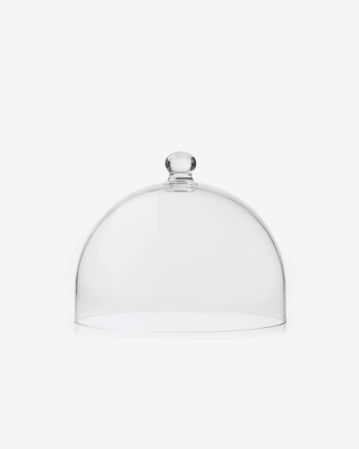 Revol INSPIRED BY REVOL cloche in 26cm clear polycarbonate, with a smooth, rounded dome and sleek design.