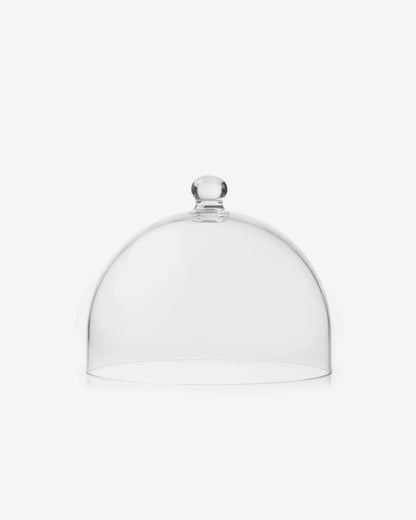 Revol INSPIRED BY REVOL cloche in 26cm clear polycarbonate, with a smooth, rounded dome and sleek design.