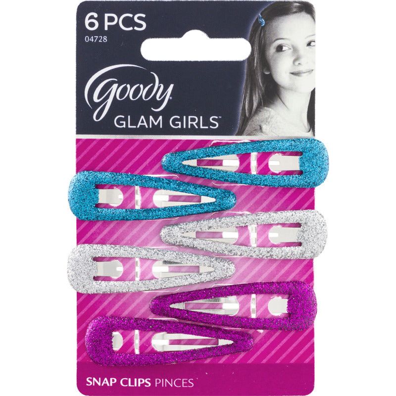 Goody Tween Girls Glitter Contour Clip Barrettes