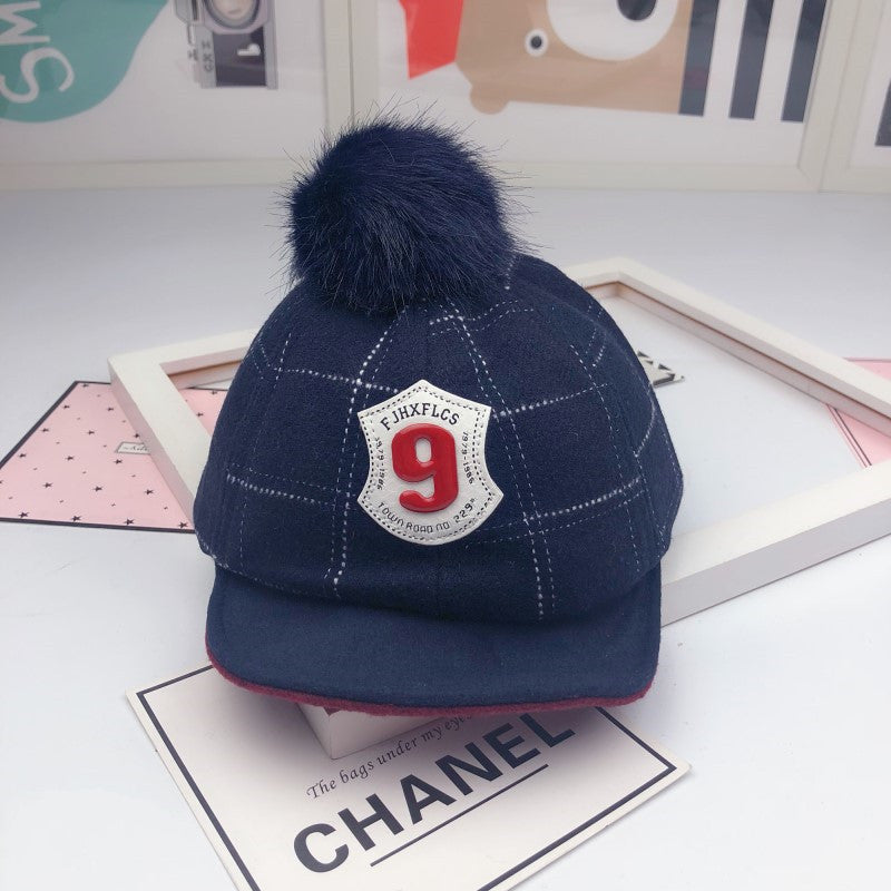 Warm baby cap in soft, cozy fabric for newborns and infants