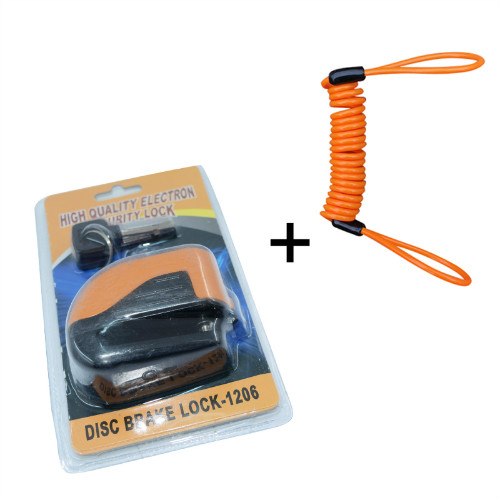Motorcycle alarm disc brake lock anti-theft lock by My Store