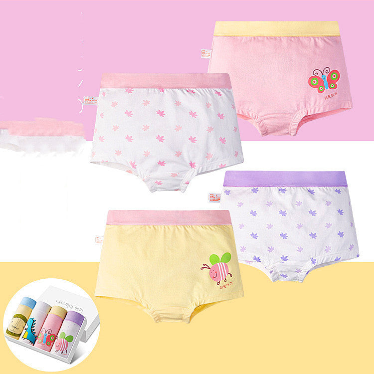 Children's cotton cartoon underwear by My Store in a colorful cartoon print