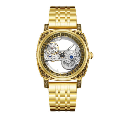 Relief-embossed vintage luminous self-winding mechanical watch by My Store