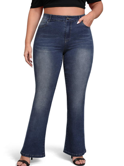 Classic Flare Bootcut Stretch Jeans for Women