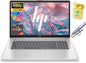 HP 17.3" FHD Business Laptop Computer, Windows 11 Laptop 32GB RAM 1.5TB Storage (1TB SSD+512GB Docking Set), 6-Core AMD Ryzen 5 Processor, AI Copilot, Numeric Keypad, NLY Earphones, Natural Silver