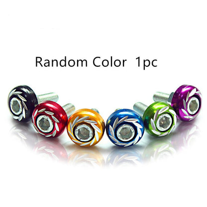 Motorcycle modified screw accessories in assorted metal finishes