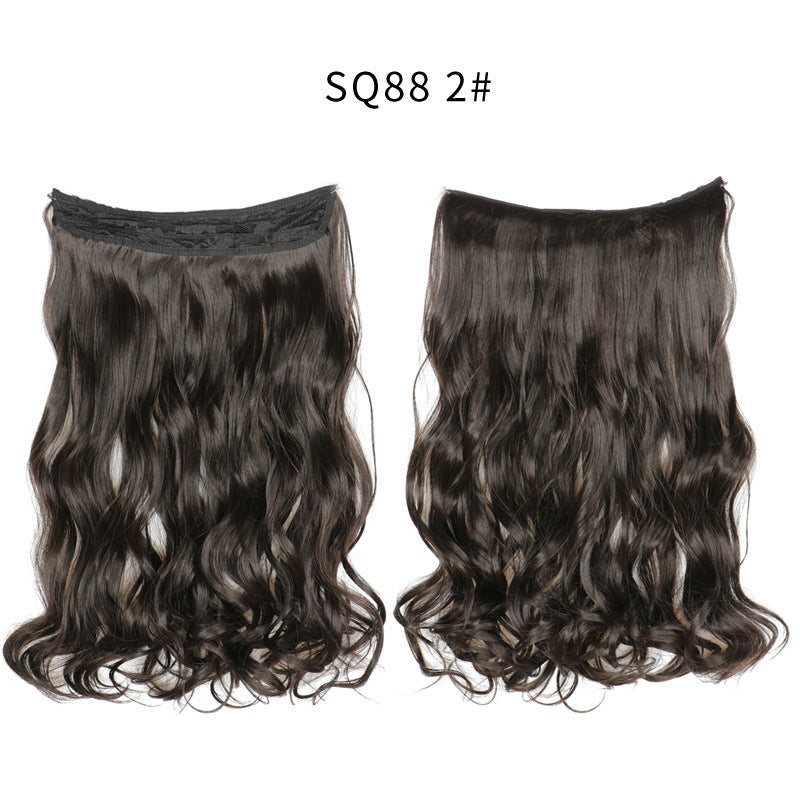 Adjustable Synthetic Hair Curtain Wig for Women