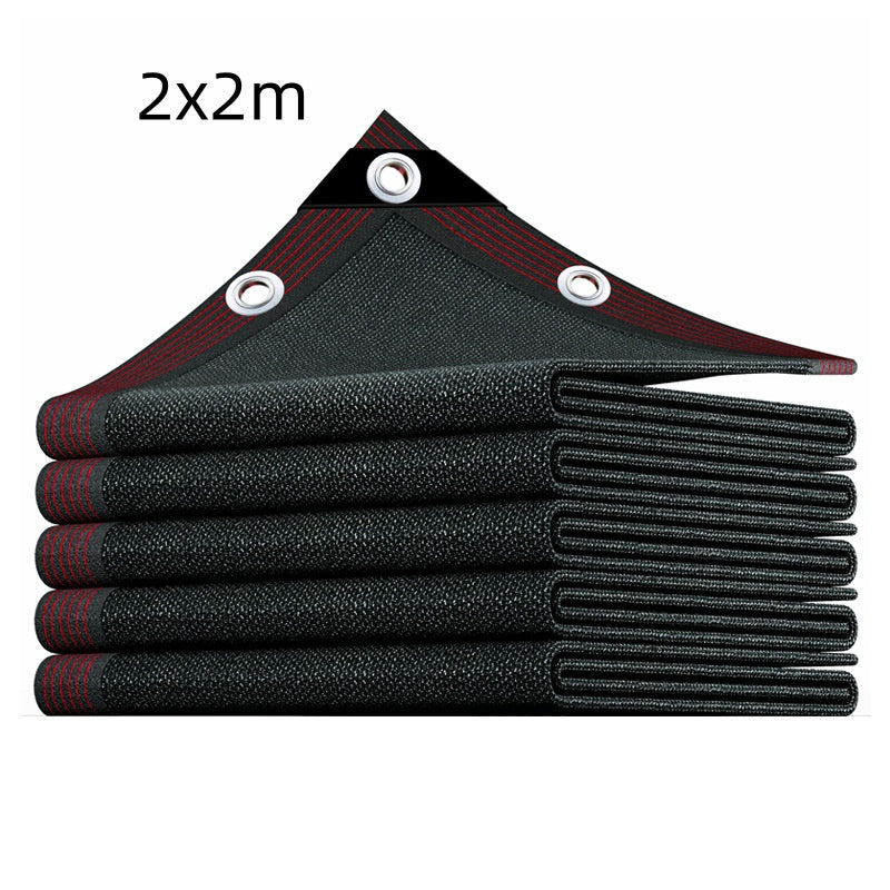 Black agricultural greenhouse sunshade net for courtyard vegetable insulation