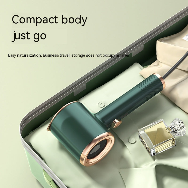 Vivalo mini portable handheld garment steamer for clothes, fabric steam iron with US plug, ideal for travel and home use.