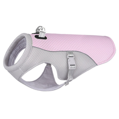 Summer pet outdoor breathable cooling vest by My Store for dogs in warm weather