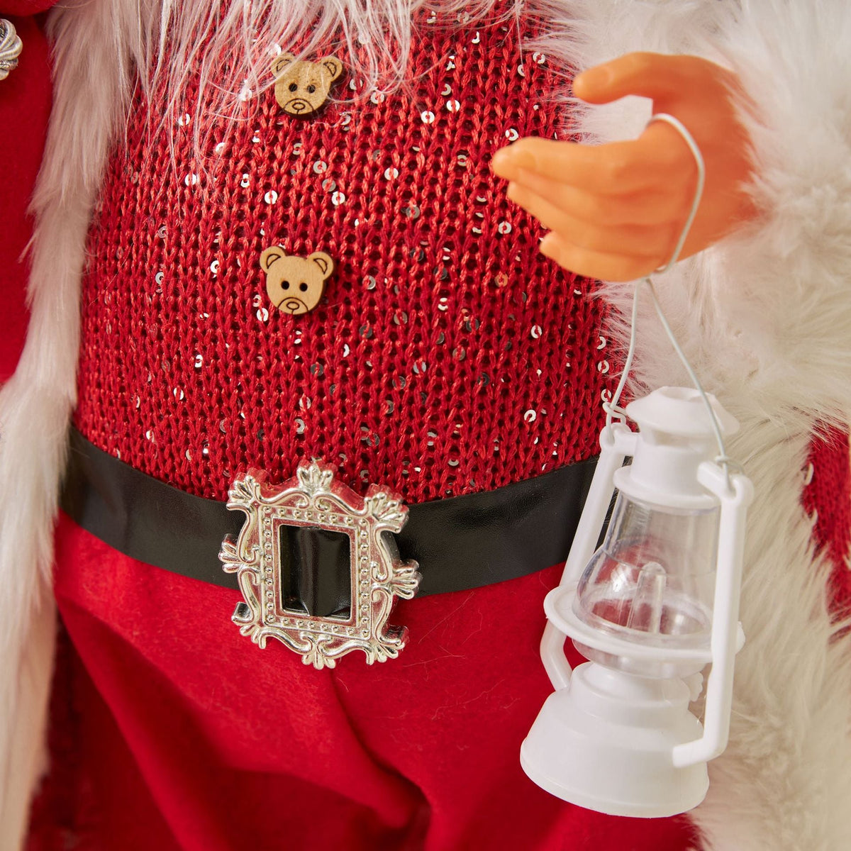 Christmas doll ornaments decorations displayed for festive tree decor