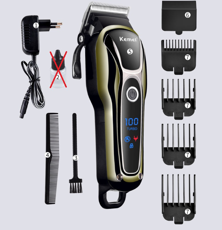 Hair salon hair clipper by My Store, professional electric trimmer with ergonomic design