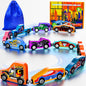 Magnetic Superhero Train for Toddlers: 11-Piece Set