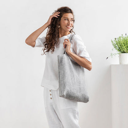 Yulu Ma Supermarket eco-friendly foldable tote bag in a reusable, compact design