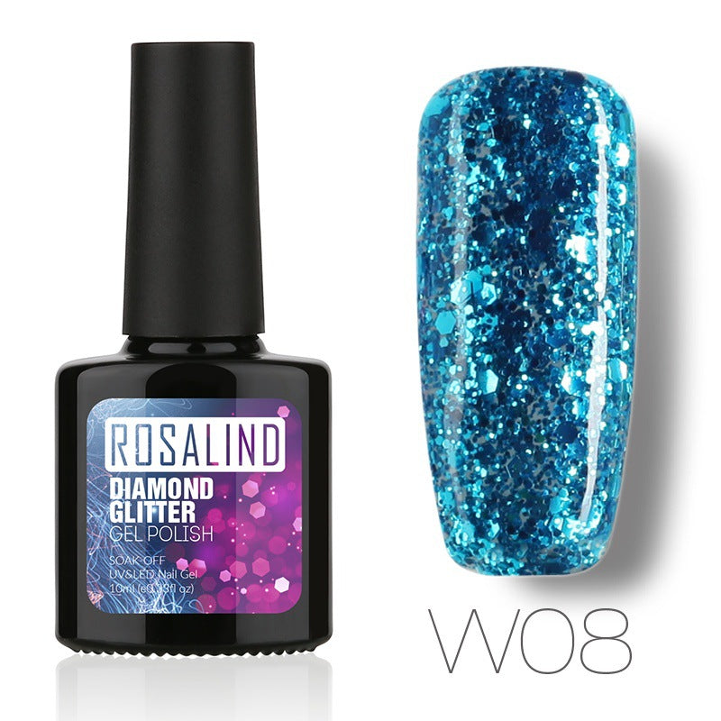 Nail Diamond Gel nail polish by My Store in a glossy, glittering diamond finish