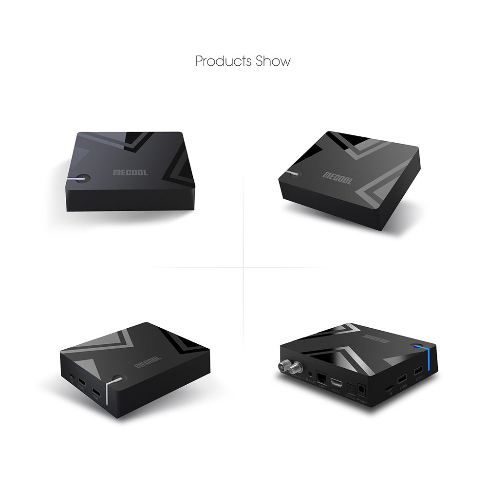 905X3 Android 9.0 HD set-top box with dual antennas, 2GB RAM, 16GB storage and 2T2R Wi-Fi