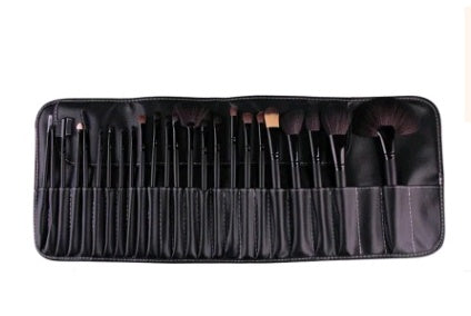 24-branch makeup brush set with soft bristles and multiple brush heads”】【