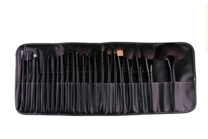 24-branch makeup brush set with soft bristles and multiple brush heads”】【