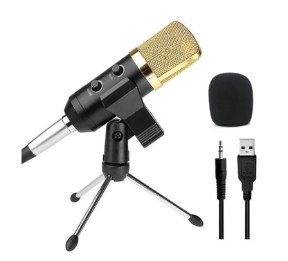 Reverb BM800 microphone with black metal grille and adjustable stand; My Store brand