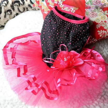 Pet princess wedding dress for pets, detailed new pet dress design
