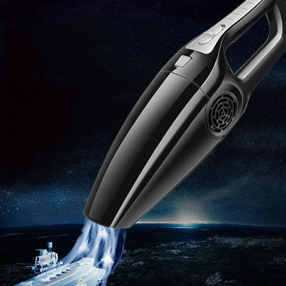 Wireless AutoClean Tm portable car vacuum cleaner with compact handheld design