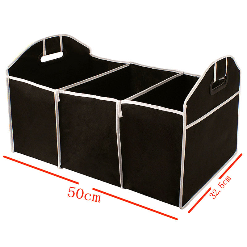 Car storage box trunk bag, folding Oxford vehicle tool organizer for back seat and interior accessories