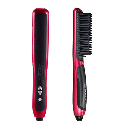 Automatic adjustable temperature red hair straightenereriwa