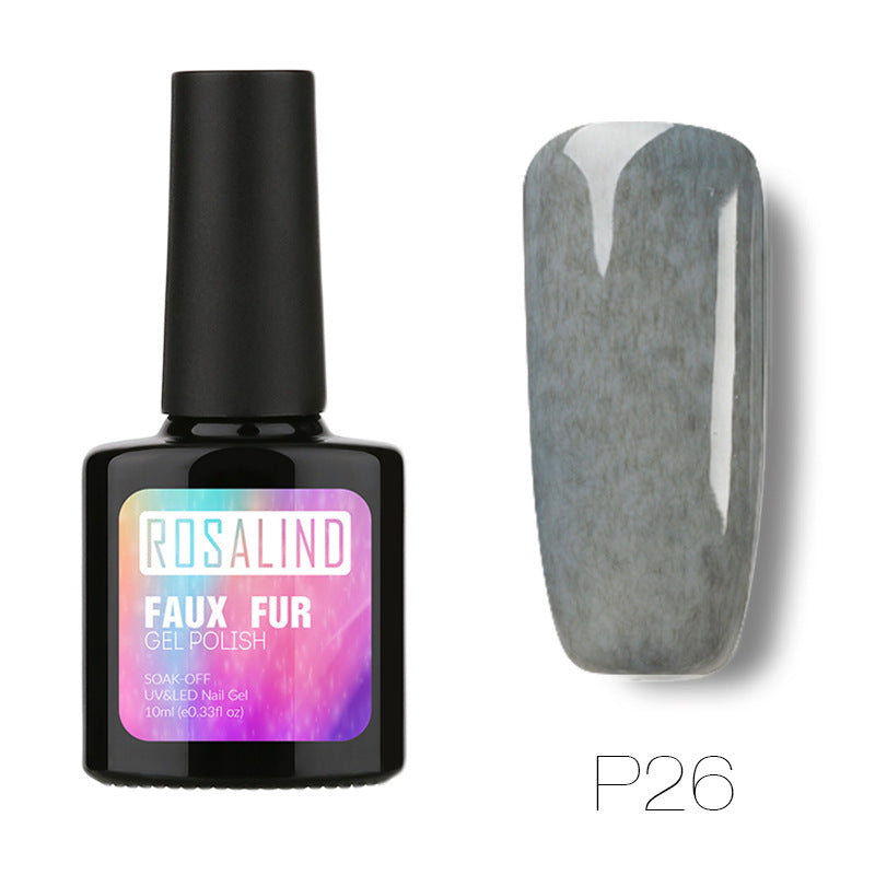 Nail rubber fur nail polish in a textured finish by My Store
