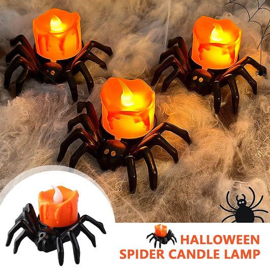 Halloween spider night light decoration for haunted house, horror party, bar, and Halloween party supplies