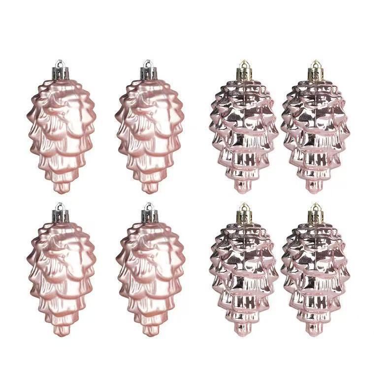 Christmas hat decorations Christmas tree pendant in festive red and white design