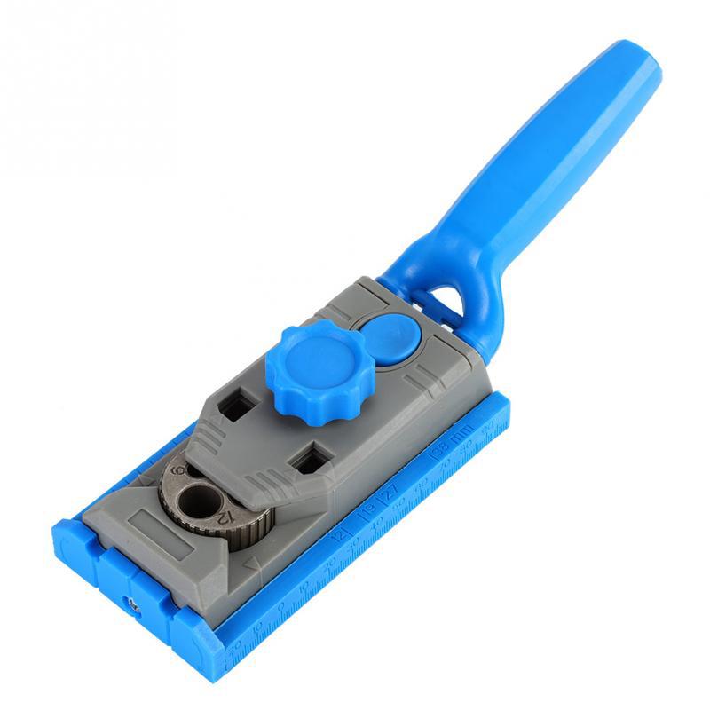 Woodworking inclined hole locator tool for accurate angled drilling jigs
